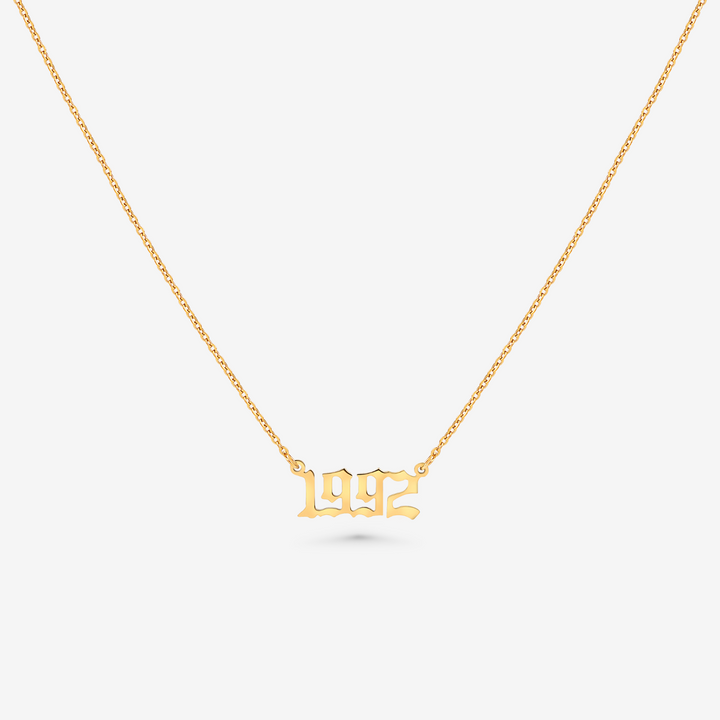 Fødselsår Halskæde