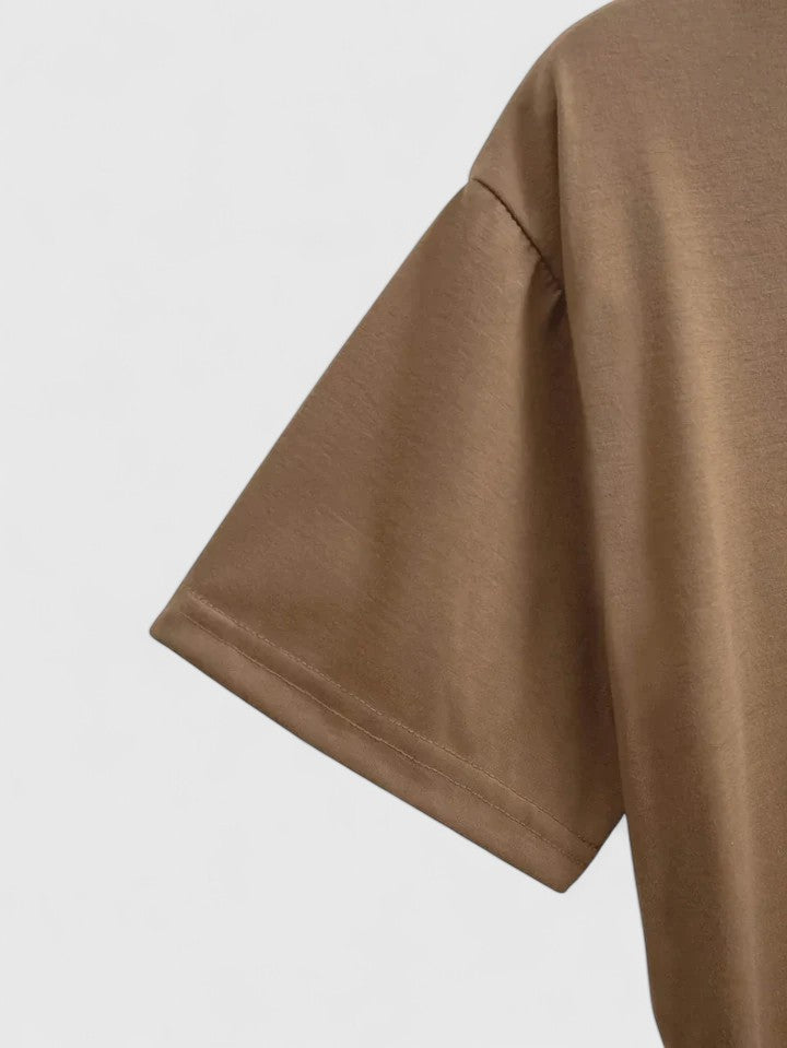 Ivanellee | Komfortabel T-shirt med Korte Ærmer