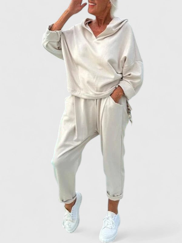 Sally | Komfortabel Hoodie Sweatshirt Sæt