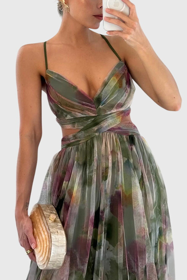 Gisellee™ | Blomster Maxi Kjole