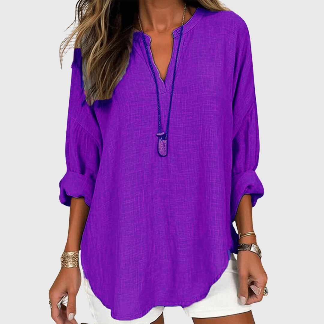 Lenara™ | Flowing Elegant Strandshirt
