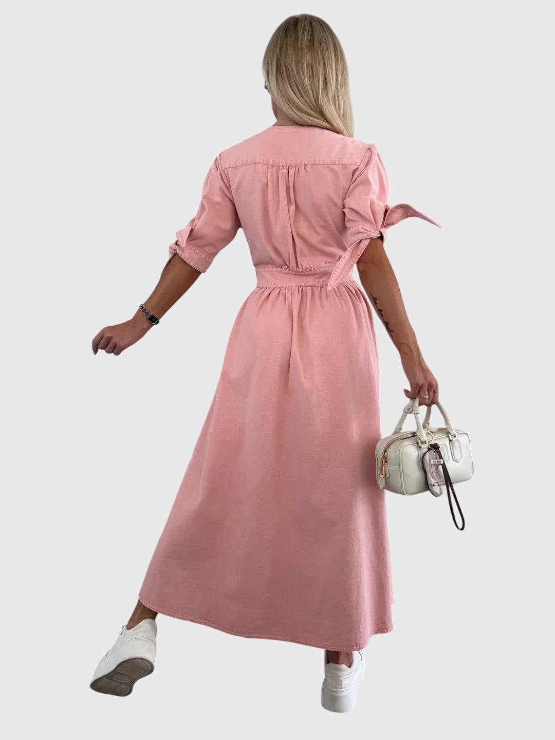 Sophhia™ | Elegant Denim Kjole