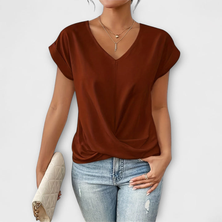 Carlinda | Elegant V-hals Top