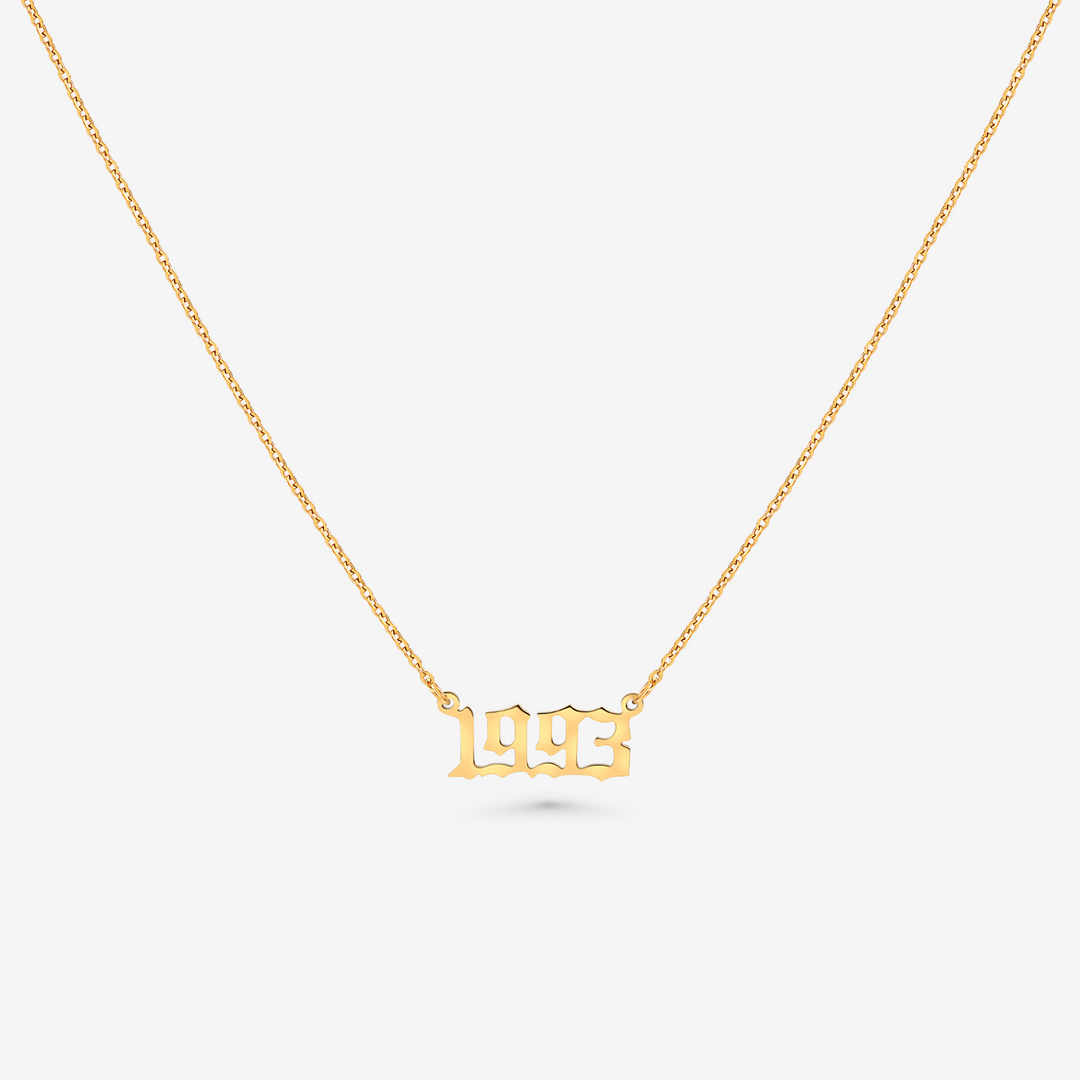 Fødselsår Halskæde