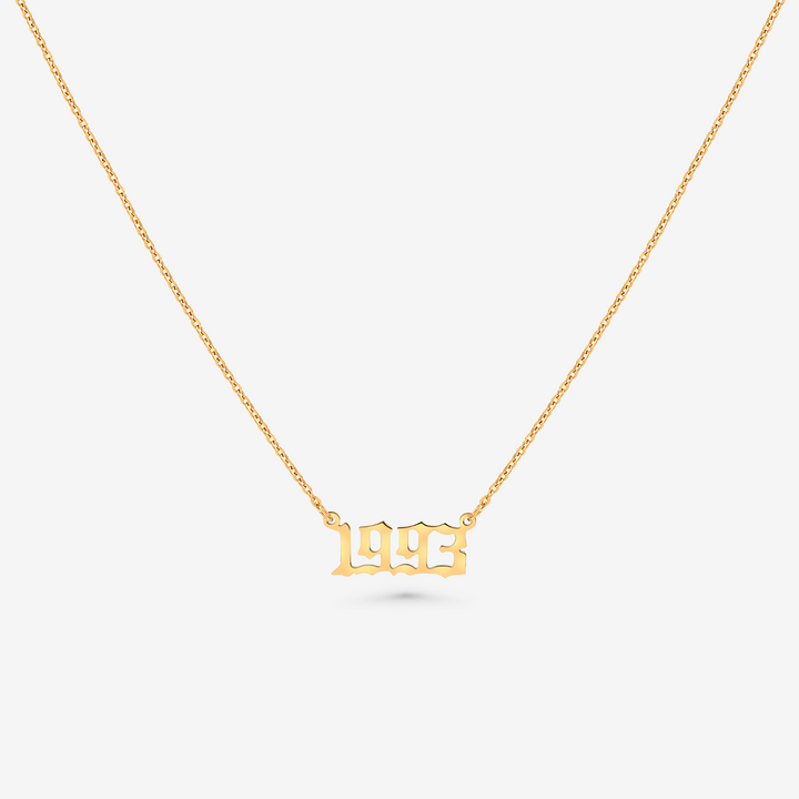 Fødselsår Halskæde