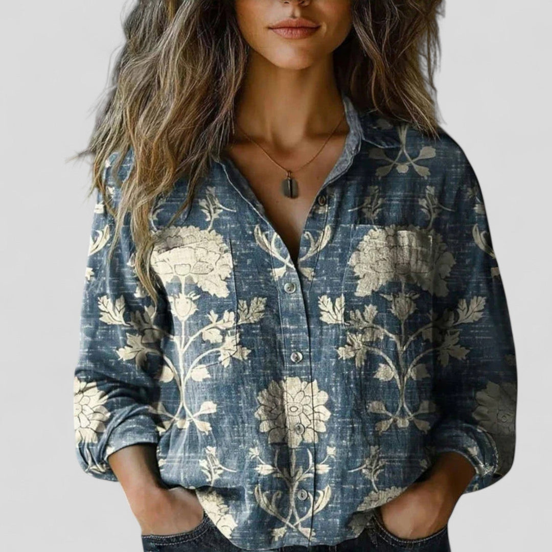 Lorenhilde | Komfortabel Bluse Skjorte