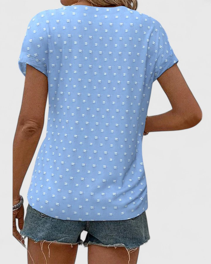 Miles | Komfortabel V-Hals Skjorte