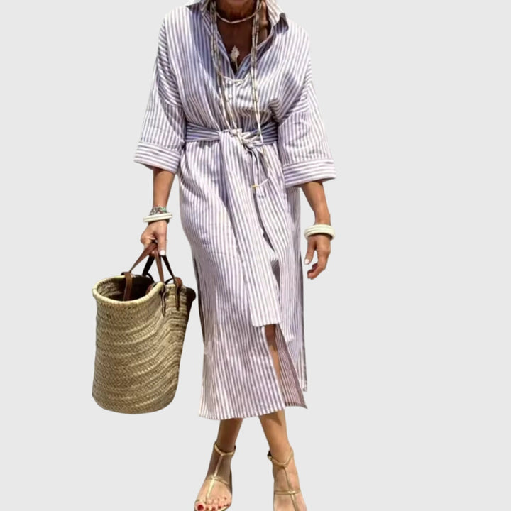 Elleen™ | Klassisk Stribet Kjole