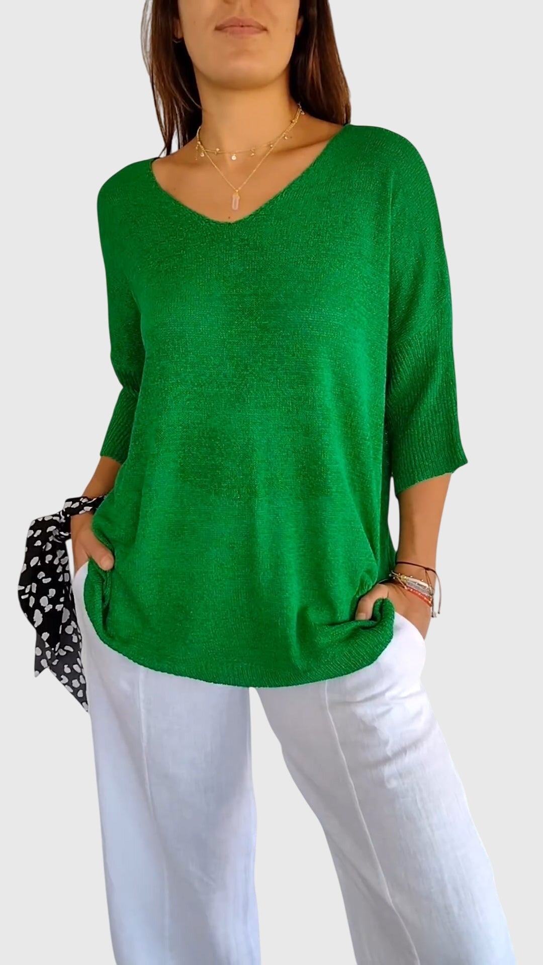 Cassaandra™ | Elegant V-hals Top
