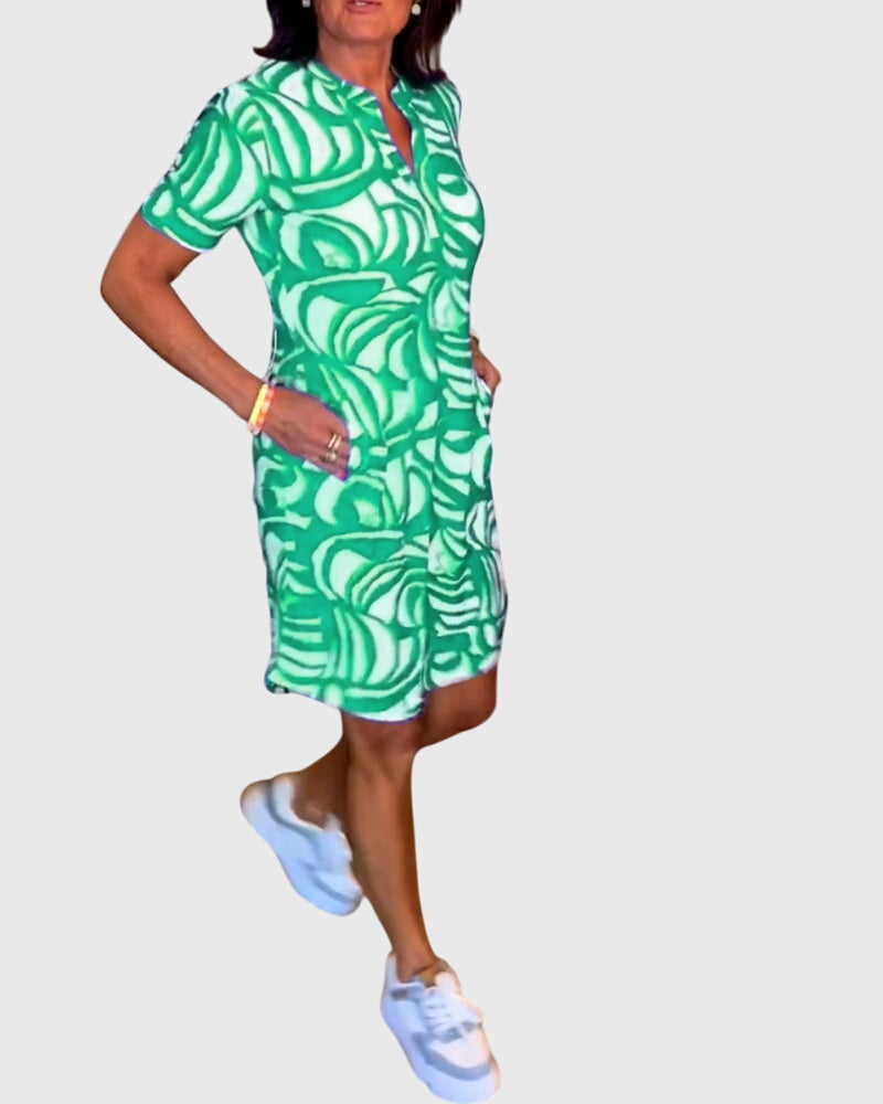 Ellee™ | Flatterende Avenue Walk Kjole