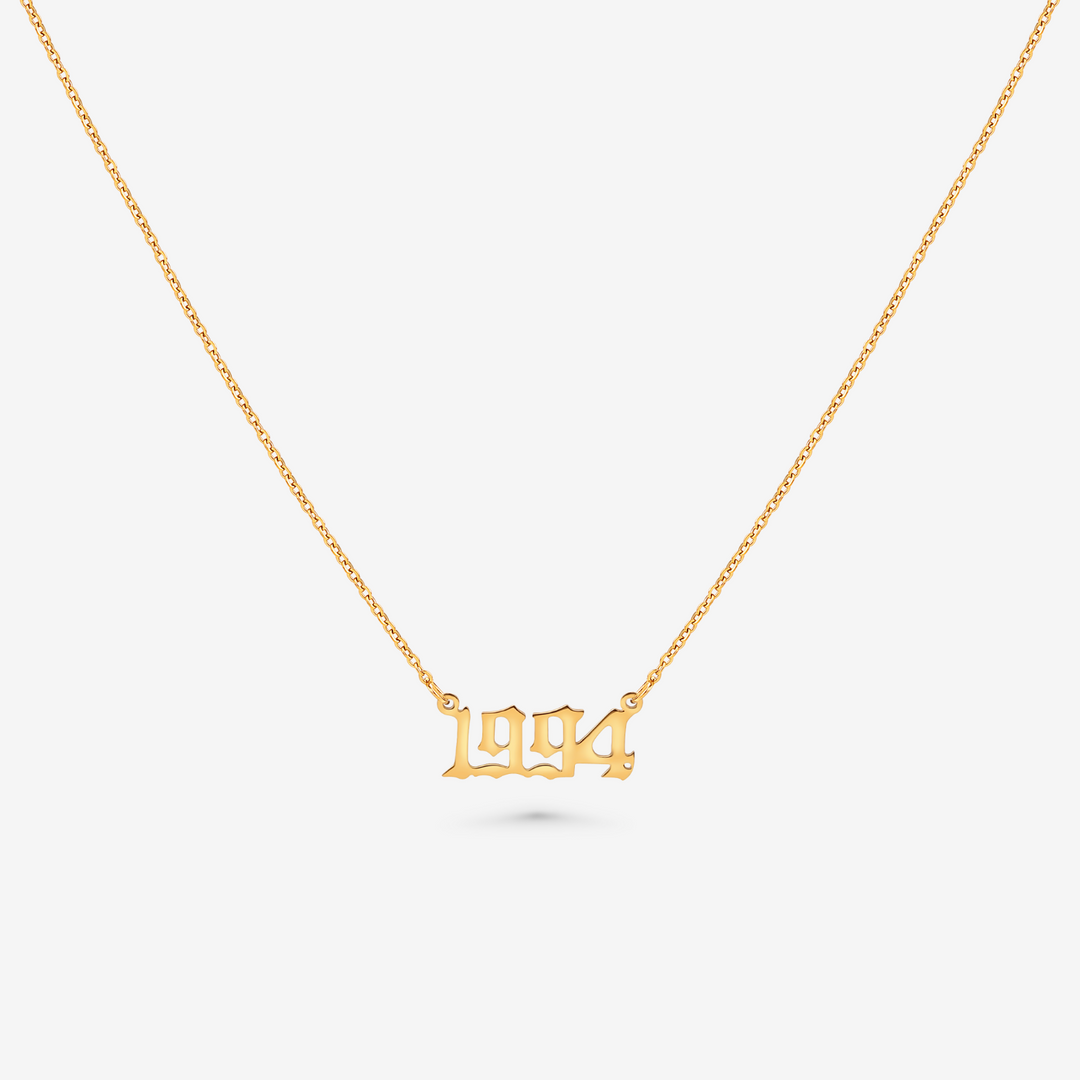 Fødselsår Halskæde