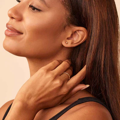 Soravelle | Runde Øreringe 18K Guld