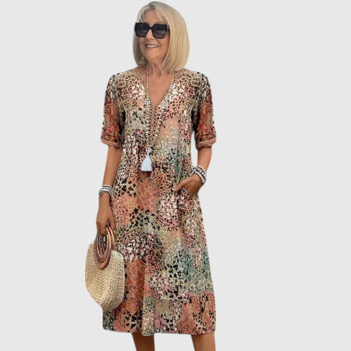 Isolde™ | Stilfuld Midi Kjole