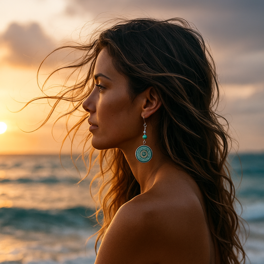 Charybdis - Havets Øje Øreringe