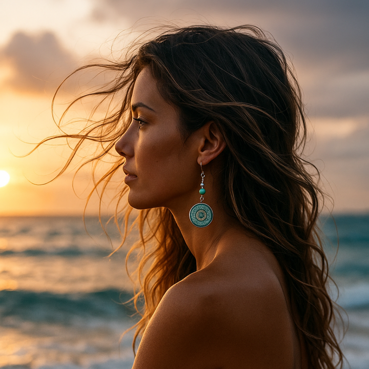 Charybdis - Havets Øje Øreringe