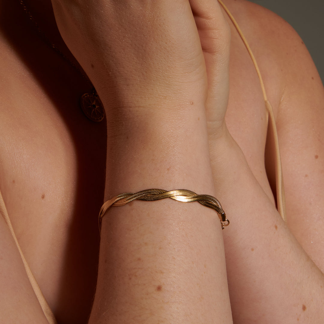 Twisted Chain Armbånd