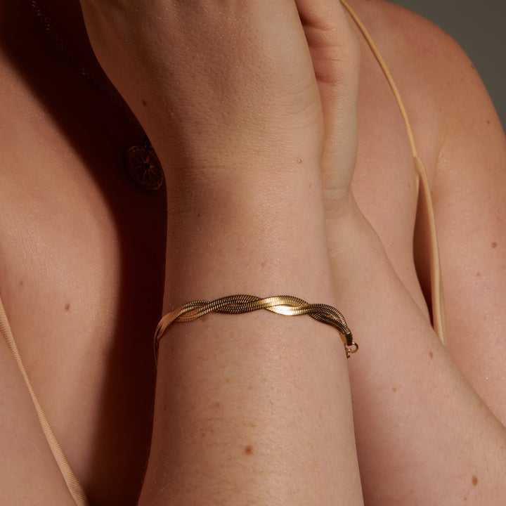 Twisted Chain Armbånd