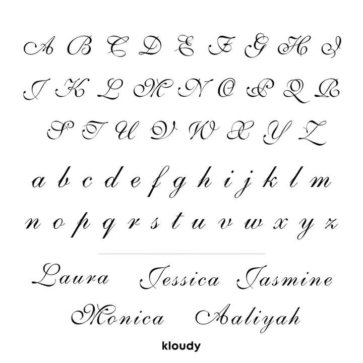 Personlig Navnesmykke