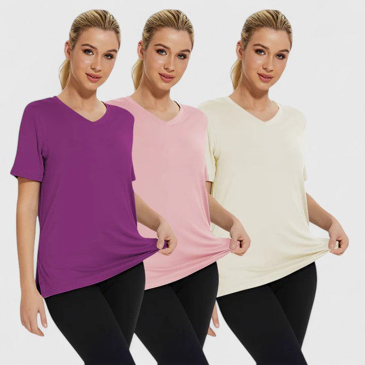 Samantha | Komfortabel T-shirt (Pakke med 3)