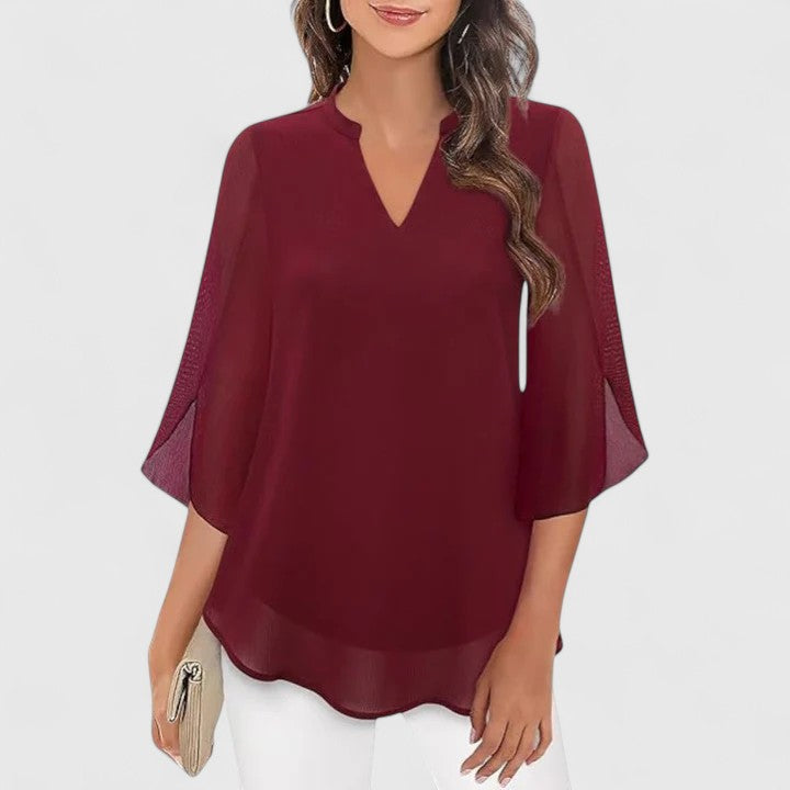 Ellie | Sofistikeret Bluse