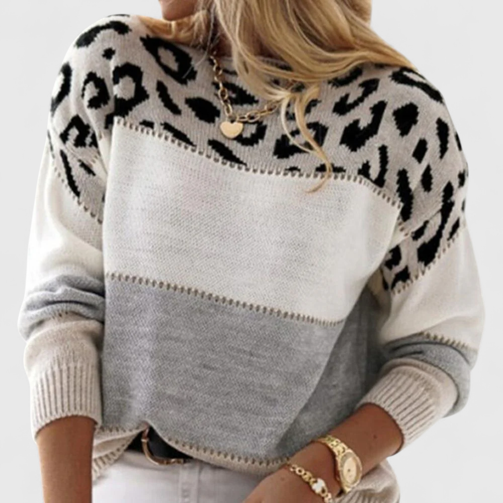 Polina | Leopardprint Casual Sweater