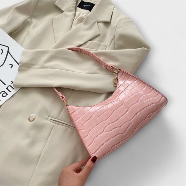 Gry - Skinnende Lædertaske