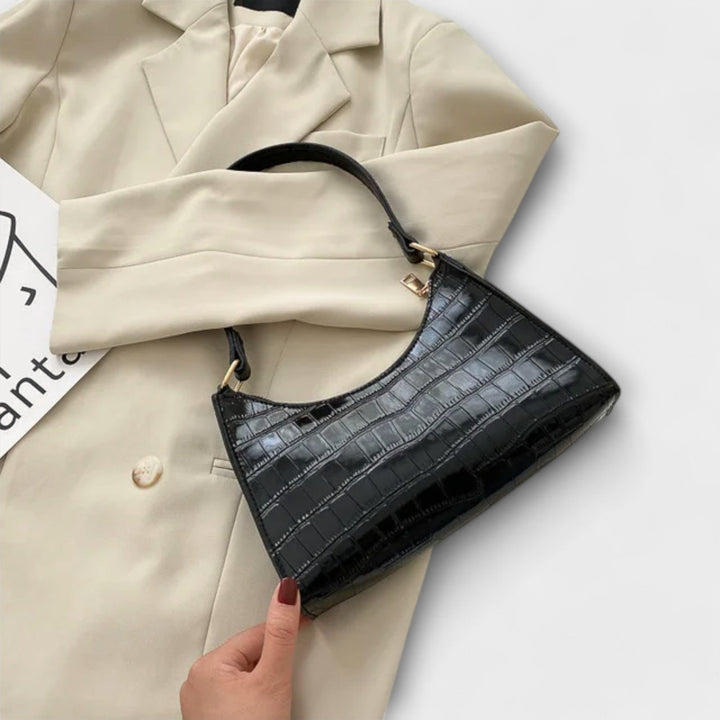 Gry - Skinnende Lædertaske