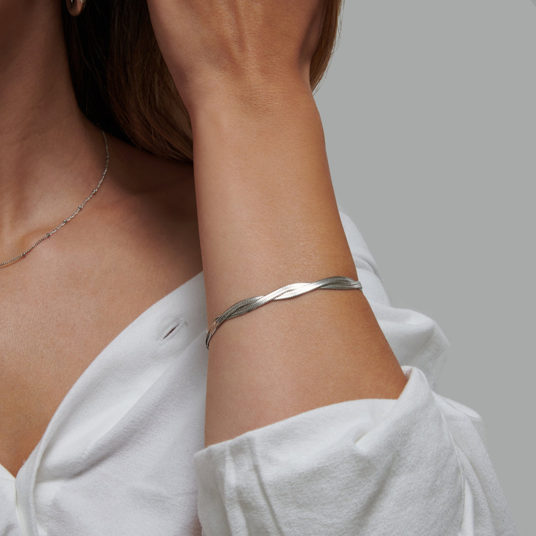 Twisted Chain Armbånd