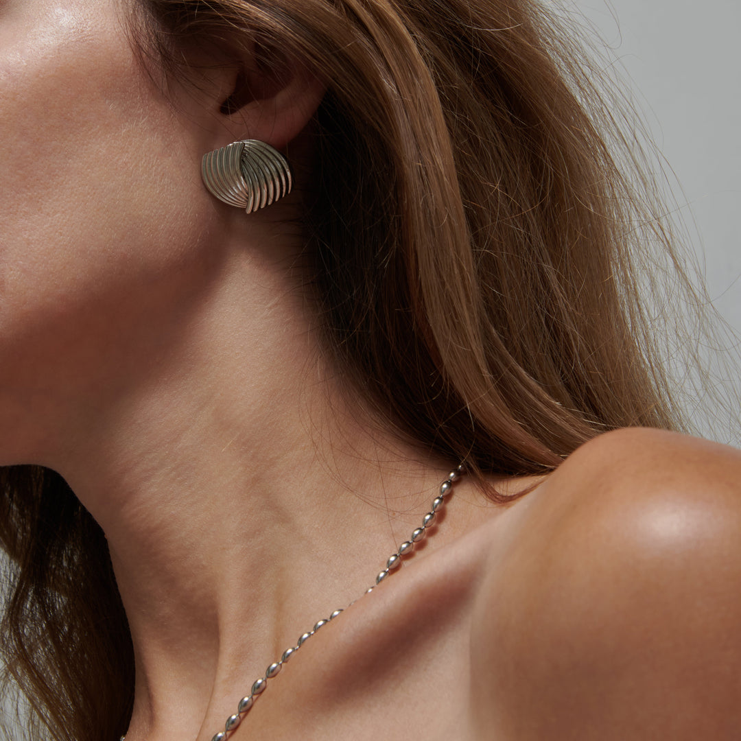 Bølge Tekstur Øreringe