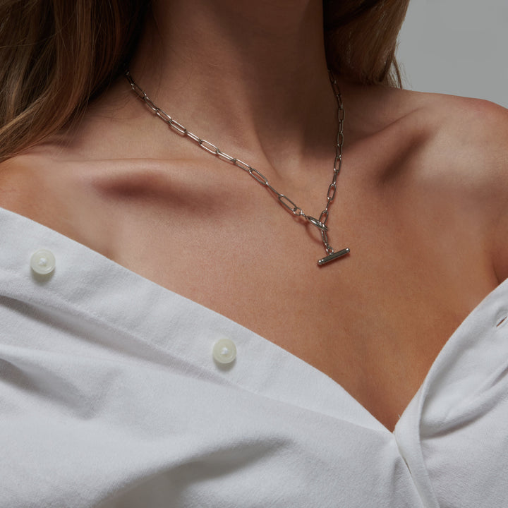 Papirklemme Kæde Halskæde