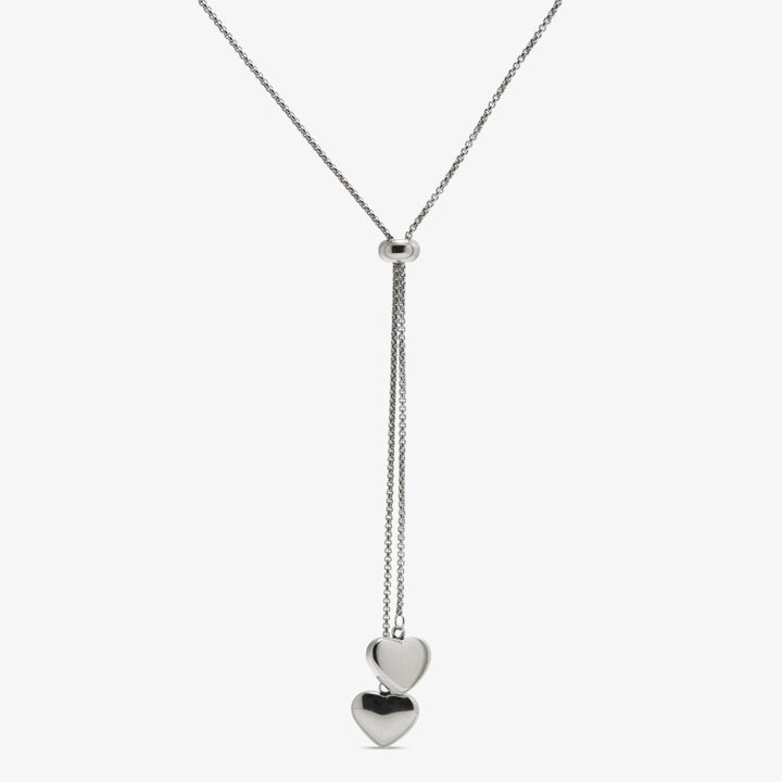 To Hjerter Halskæde