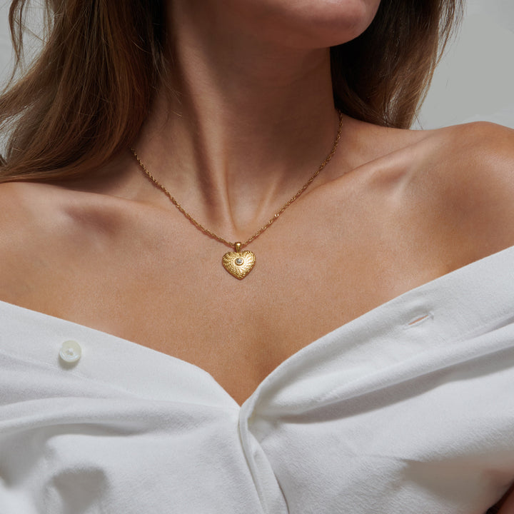 Hjerte Vedhæng Halskæde