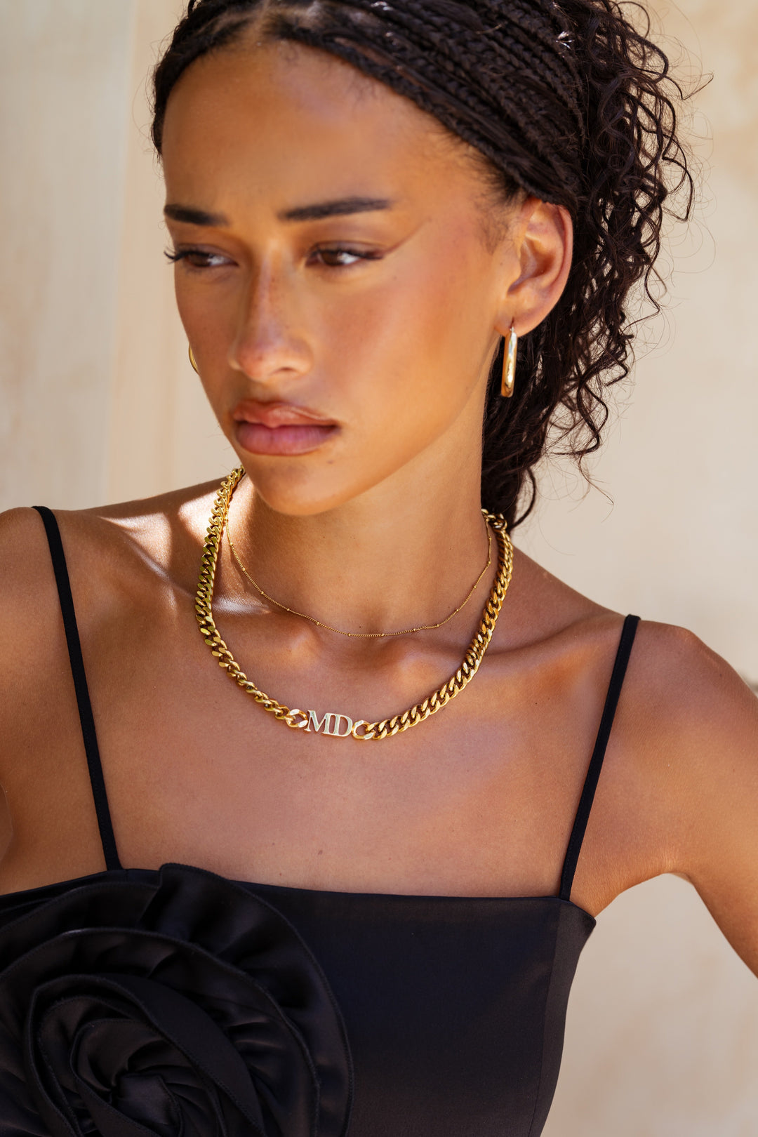 Initial Choker Halskæde