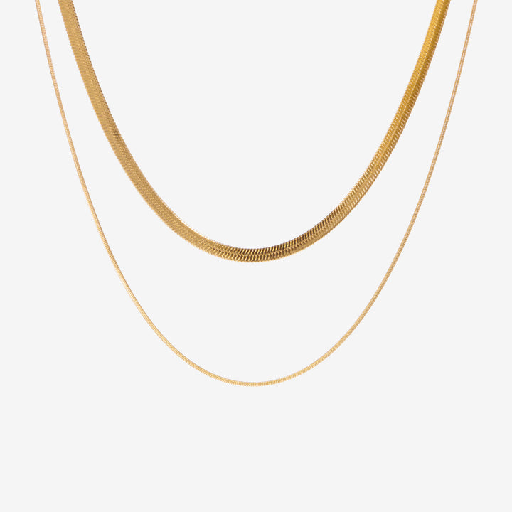 Lagdelte Stilfulde Halskæde