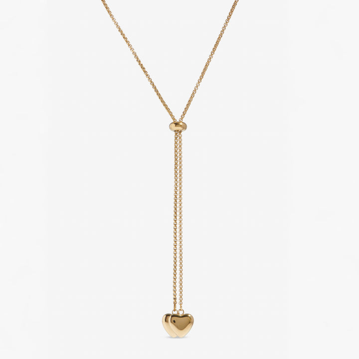 To Hjerter Halskæde