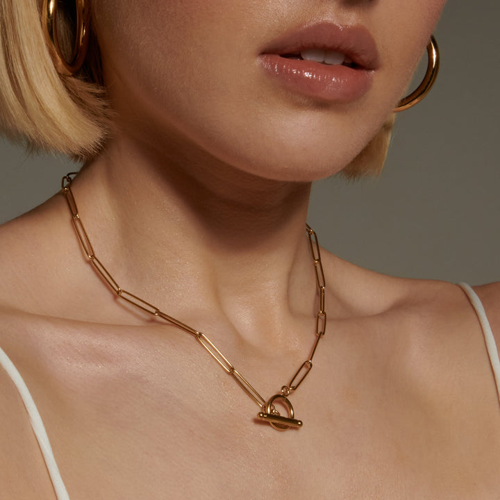 Papirklemme Kæde Halskæde