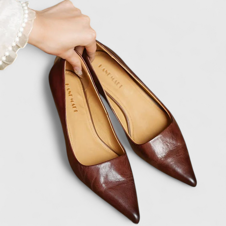 Anok™ Dekolleté i Ægte Læder