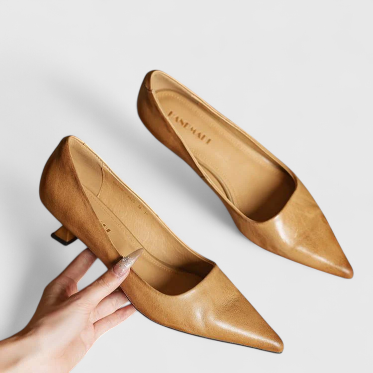 Anok™ Dekolleté i Ægte Læder