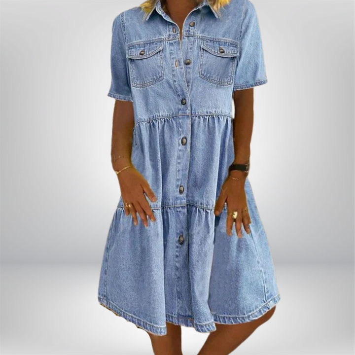 Dagny – Boho Denimkjole
