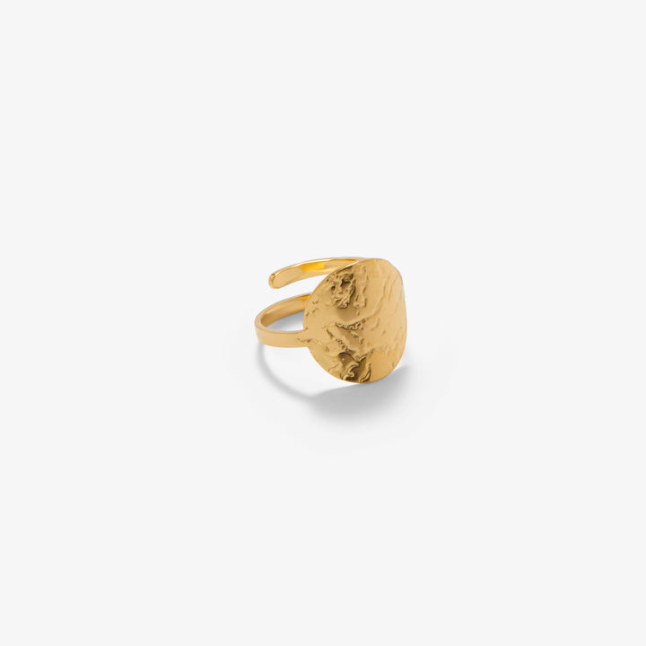 Guld Disc Ring