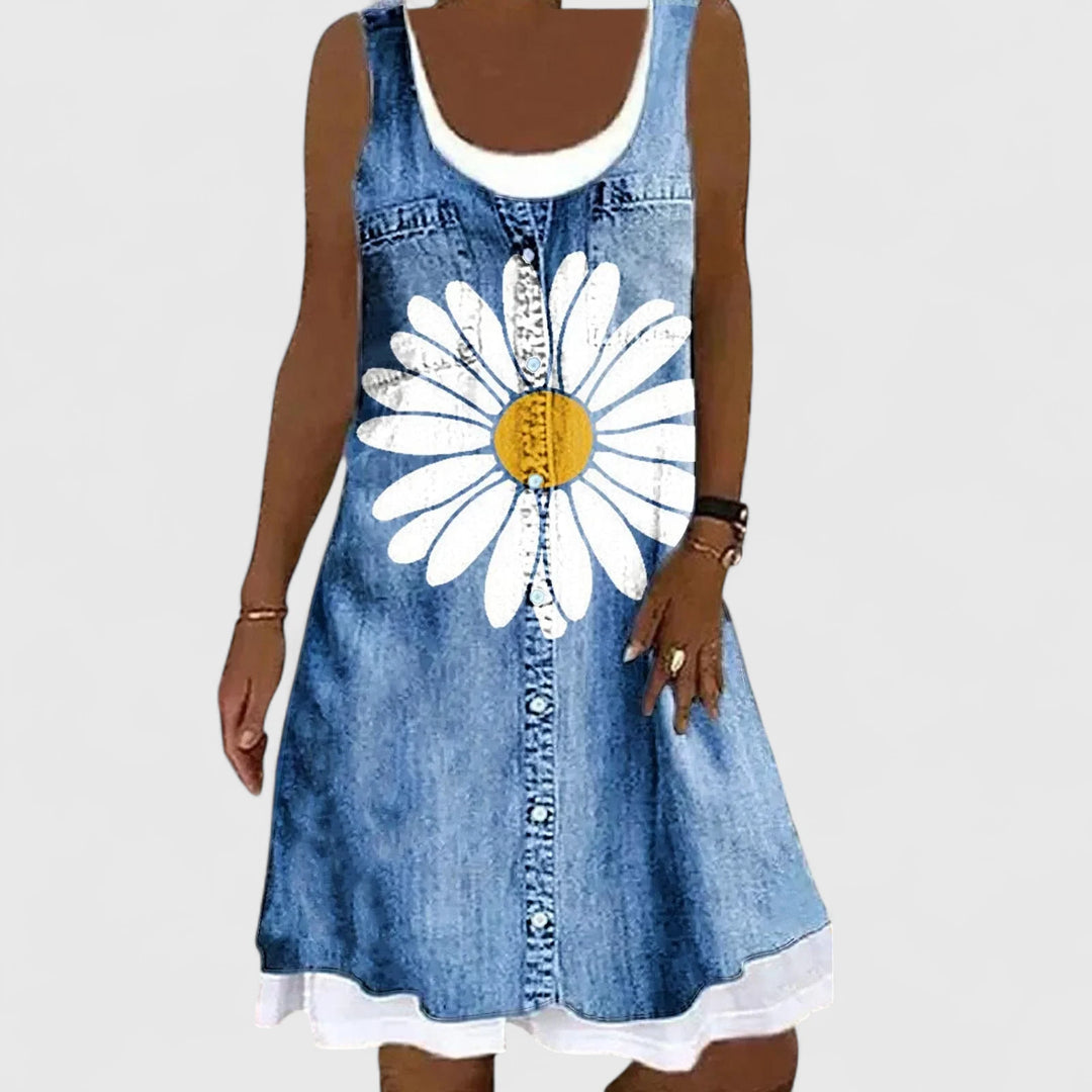 Gerd – Blød og Elegant Denimkjole