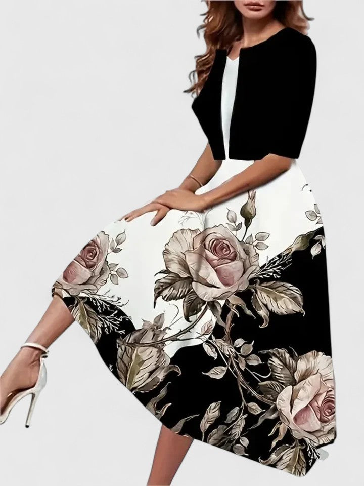 Chantal | Elegant Midi Kjole