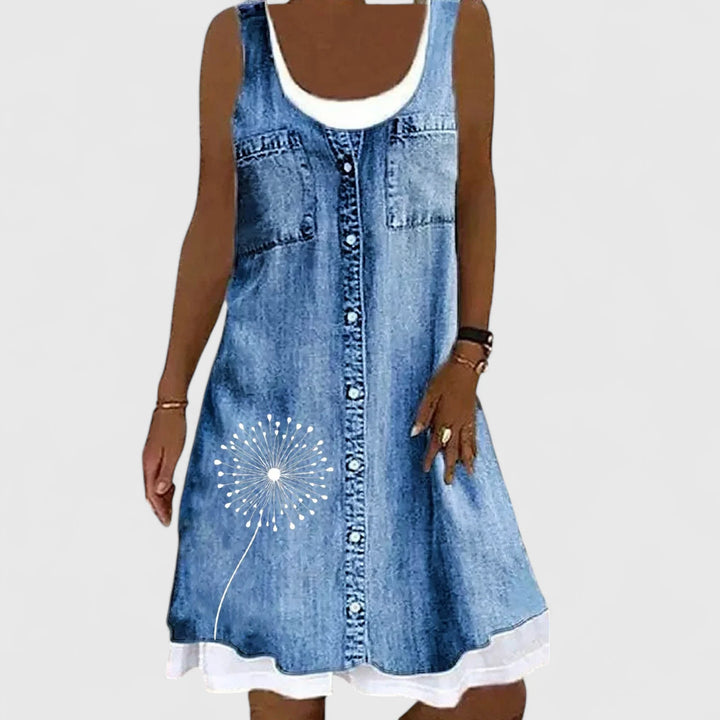 Gerd – Blød og Elegant Denimkjole