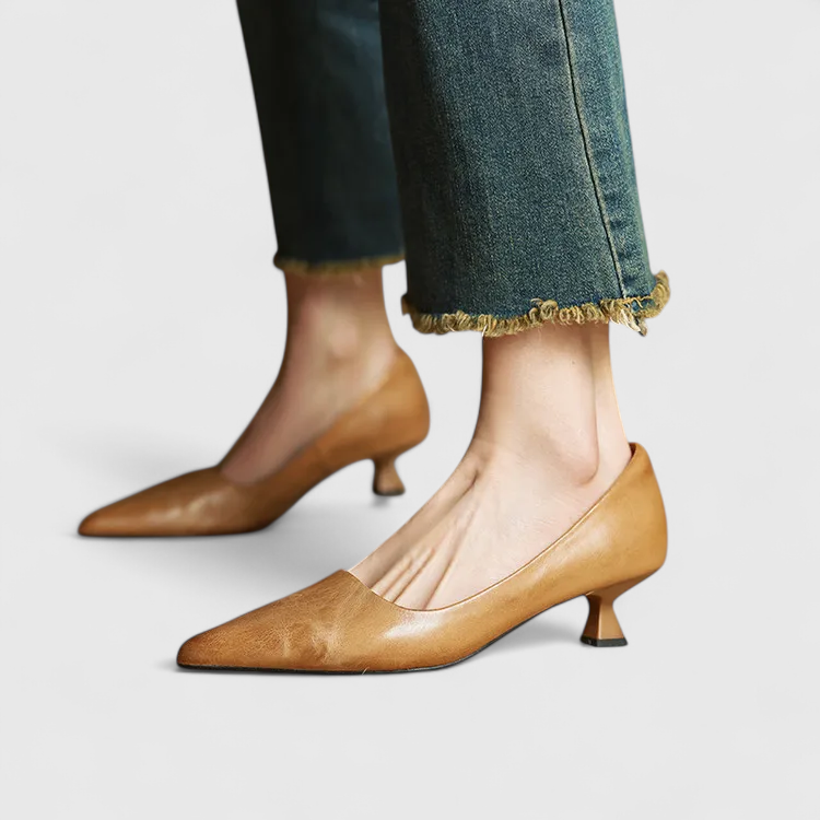 Anok™ Dekolleté i Ægte Læder