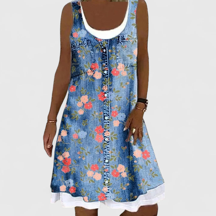 Gerd – Blød og Elegant Denimkjole