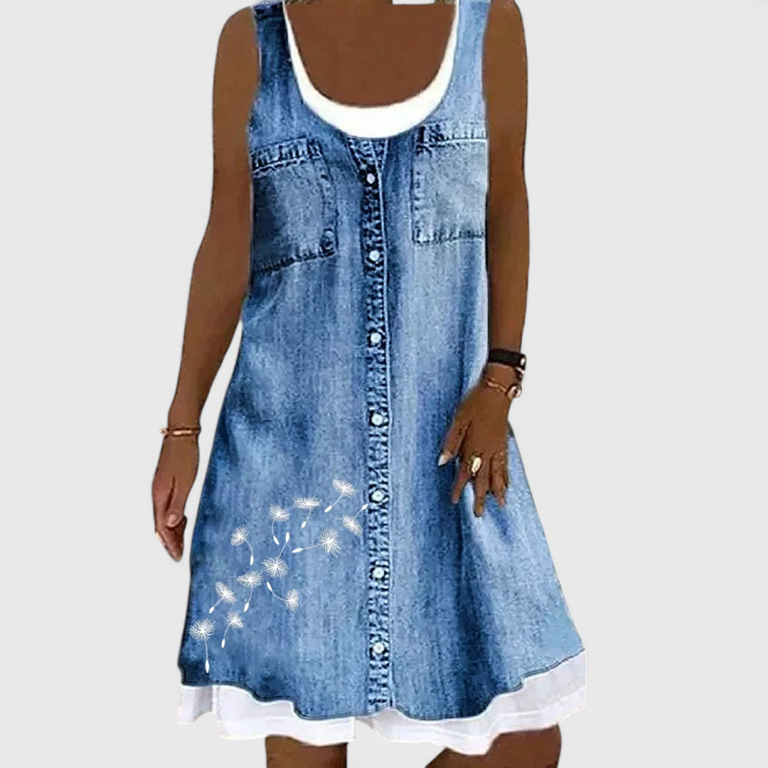 Gerd – Blød og Elegant Denimkjole