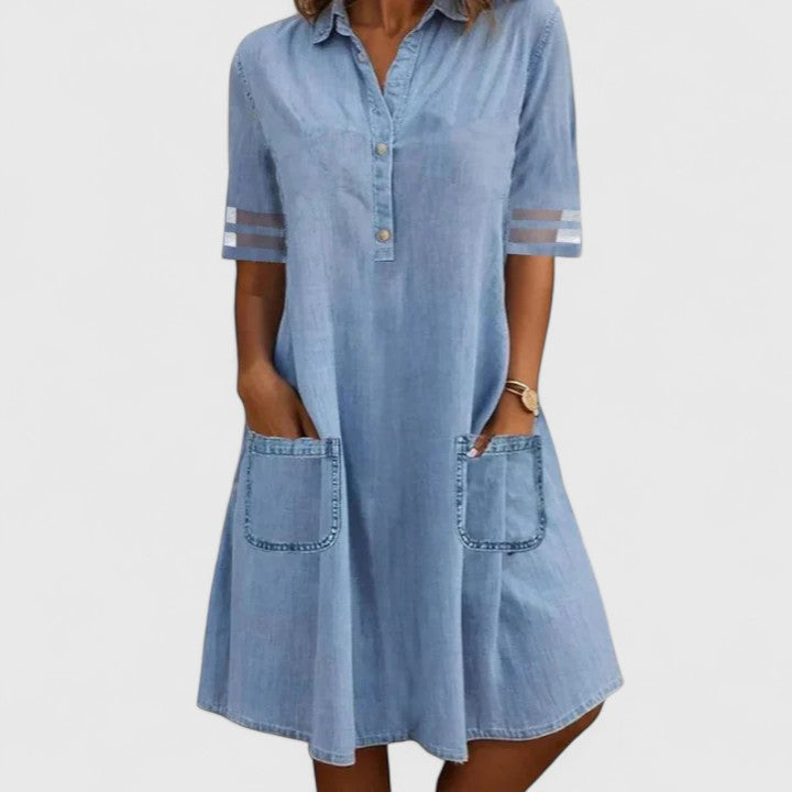 Brittany | Figurformende Denimkjole