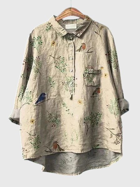 Valeria™ - Blomstret Bluse