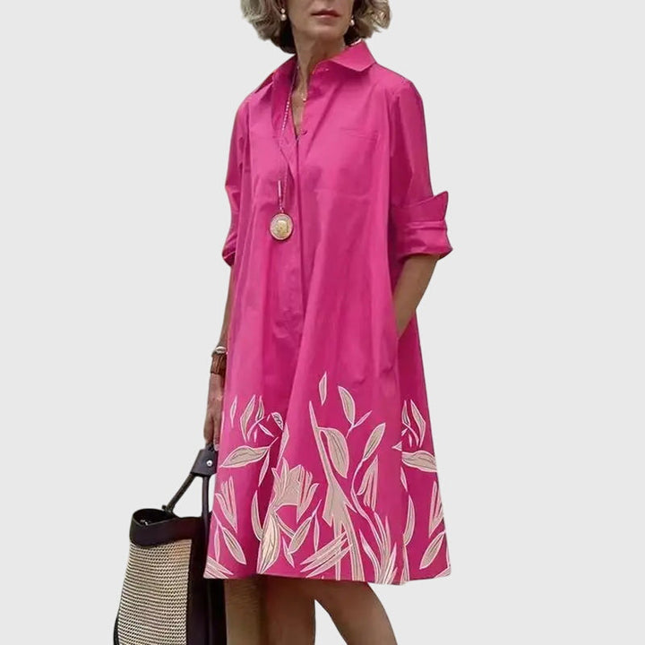 Paigee™ - Elegant Kjole Med Lommer