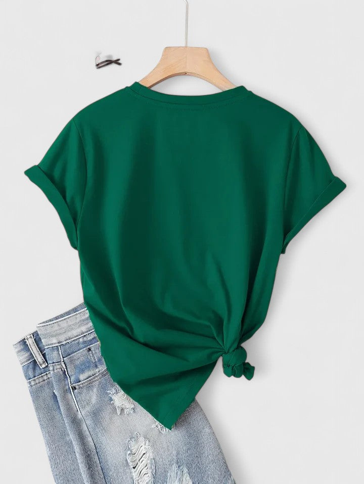 Ivanelle | Behagelig T-shirt med Korte Ærmer